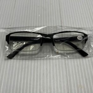 New Reading‎ Glasses +2.50 Black Frame Half Rim Readers Adults